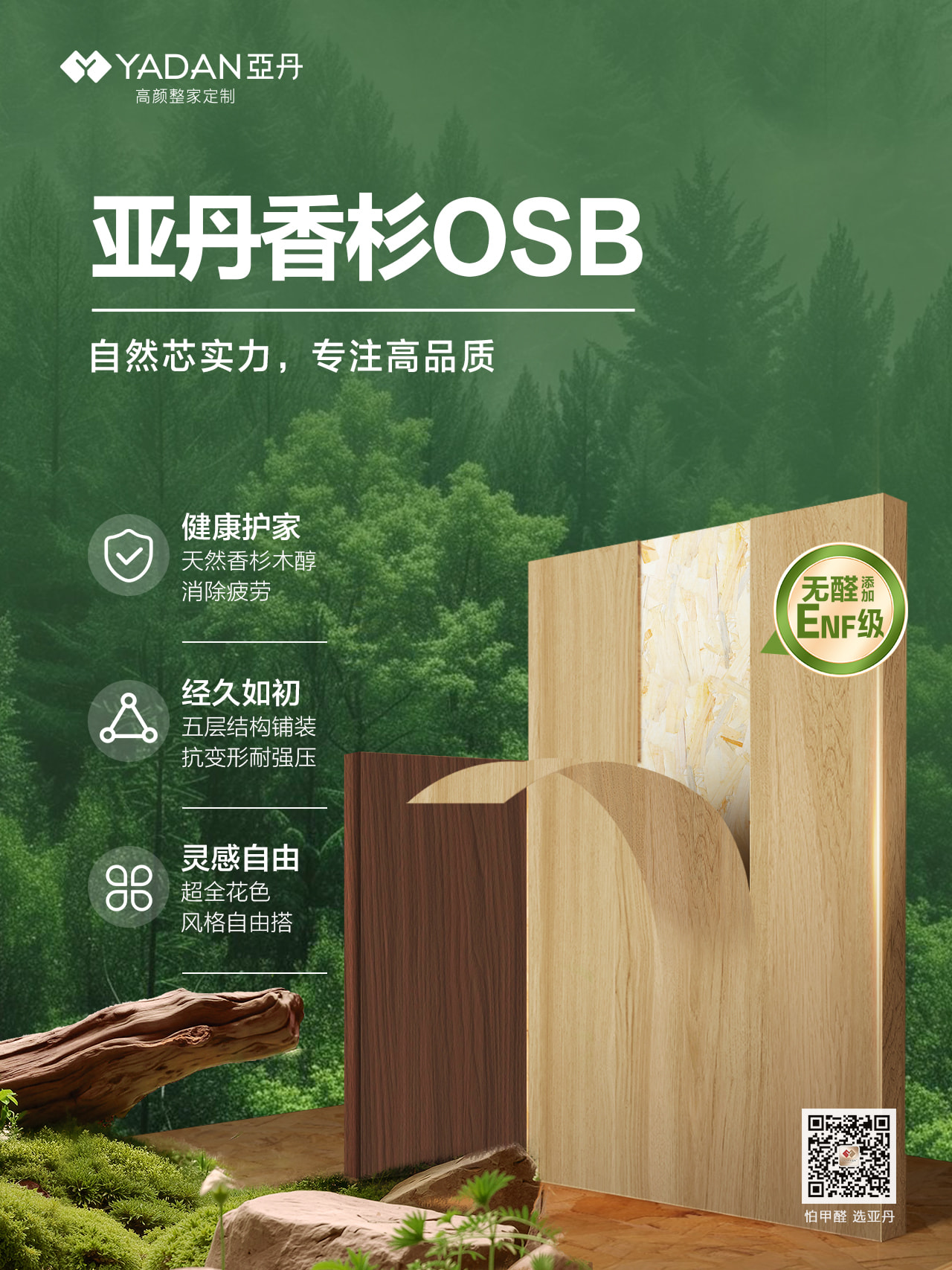 亚丹香杉OSB板